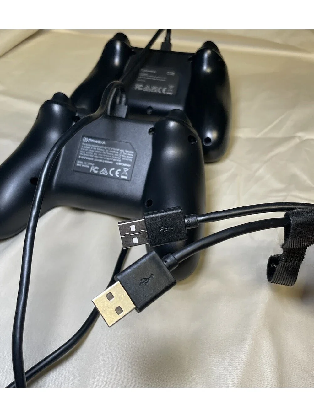 Switch Nintendo Wired Controller Black PowerA 2 pack USED ONCE